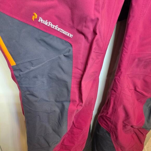 Peak Performance Heli Chilkat Ski Pants Waterproof Insulated Womens XL Red $450 - Picture 7 of 16